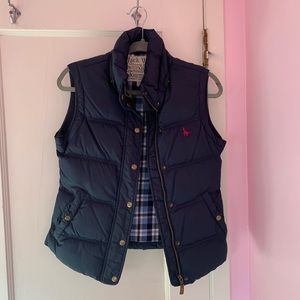 Jack Wills Down Vest Puffer - Navy Blue